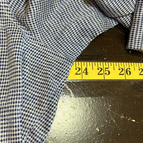 Bugatchi men’s shirt button front size XL blue‎ white - Picture 7 of 9